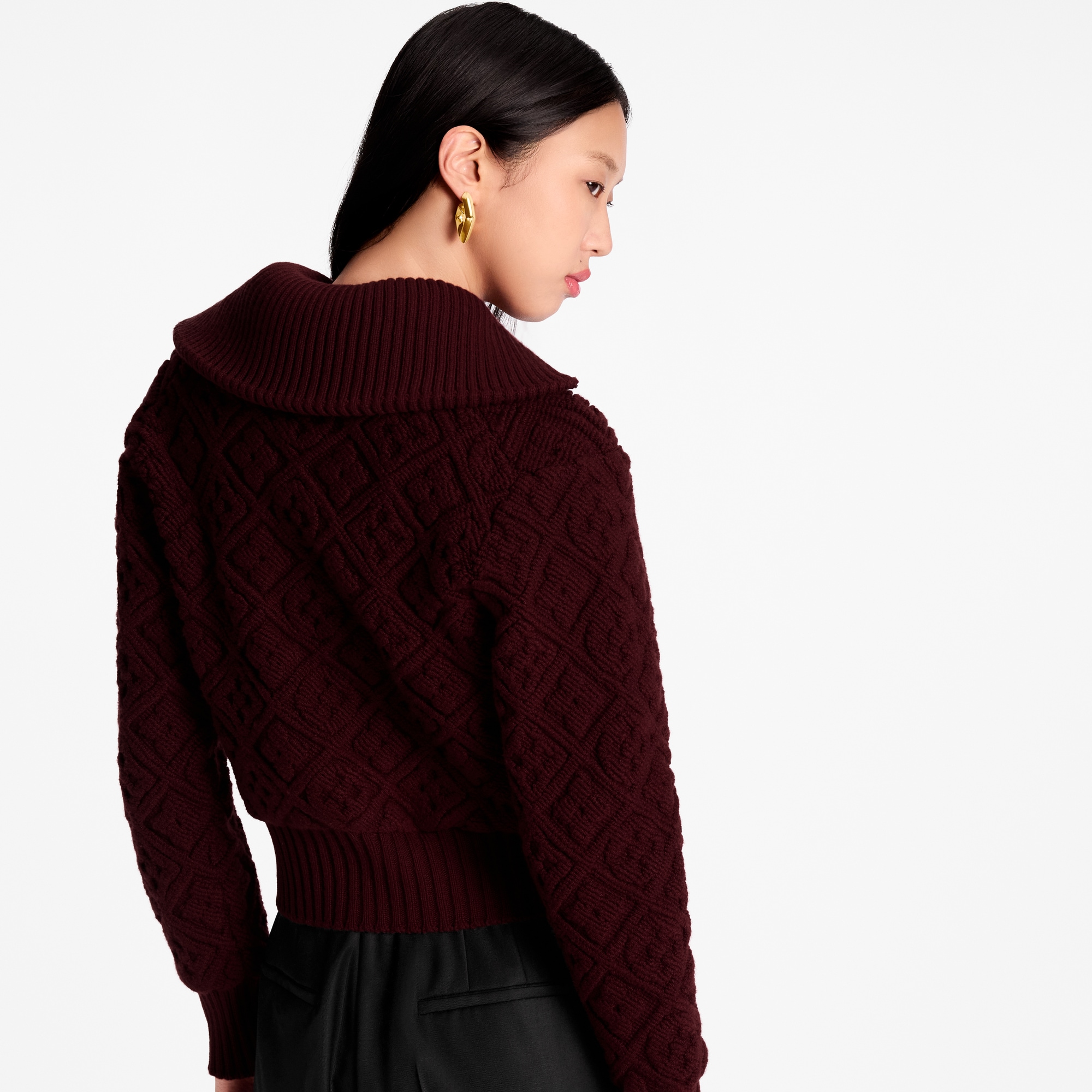 Áo Khoác Họa Tiết Hoa Monogram  in Đồ Nữ