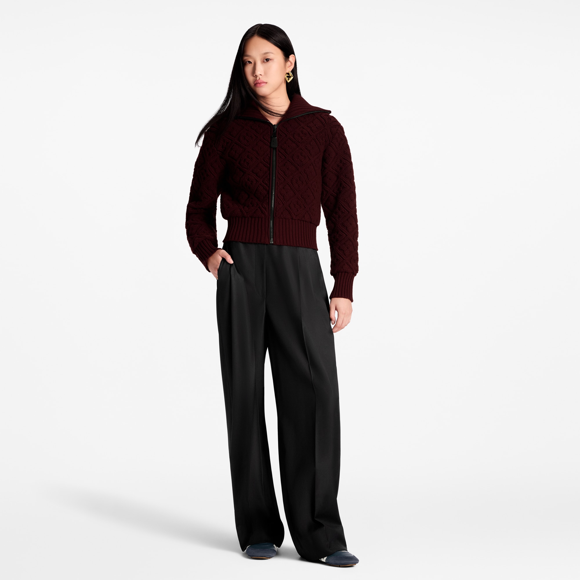 Áo Khoác Họa Tiết Hoa Monogram  in Đồ Nữ