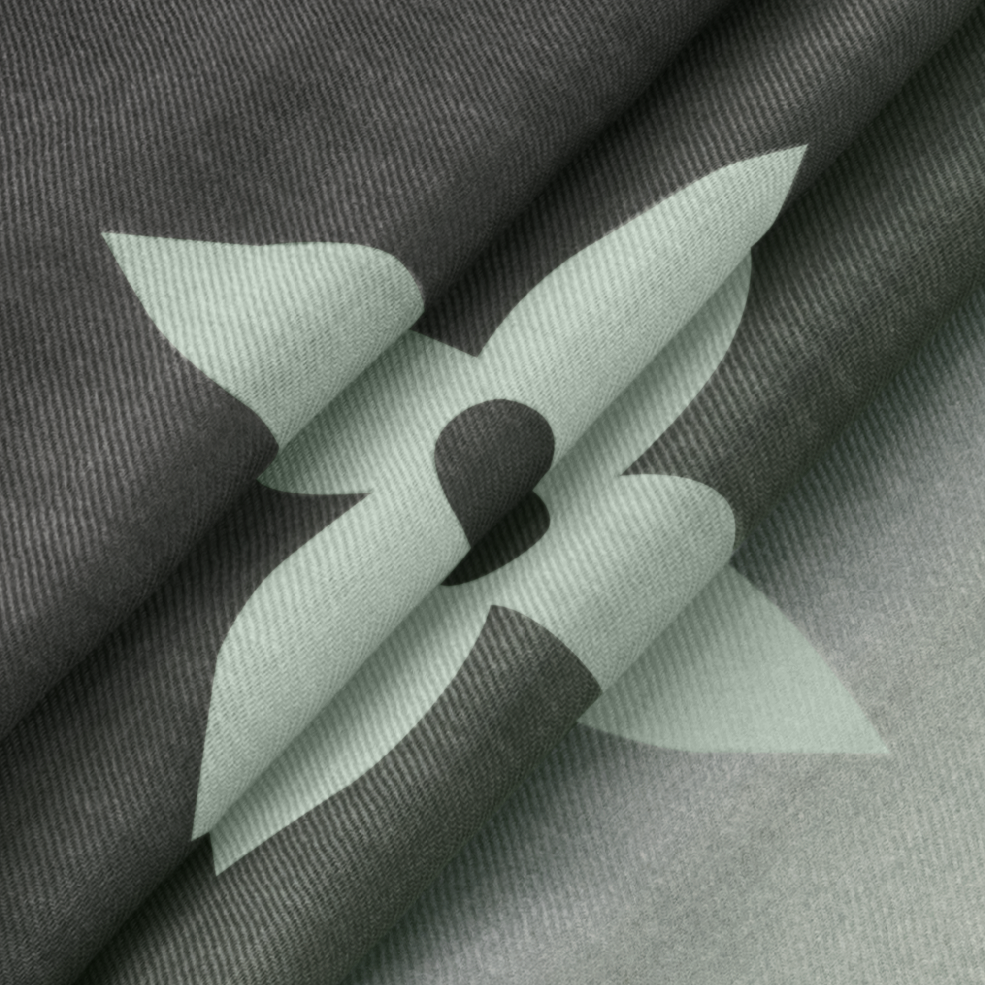 Khăn Choàng Monogram Gradient . in Đồ Nam