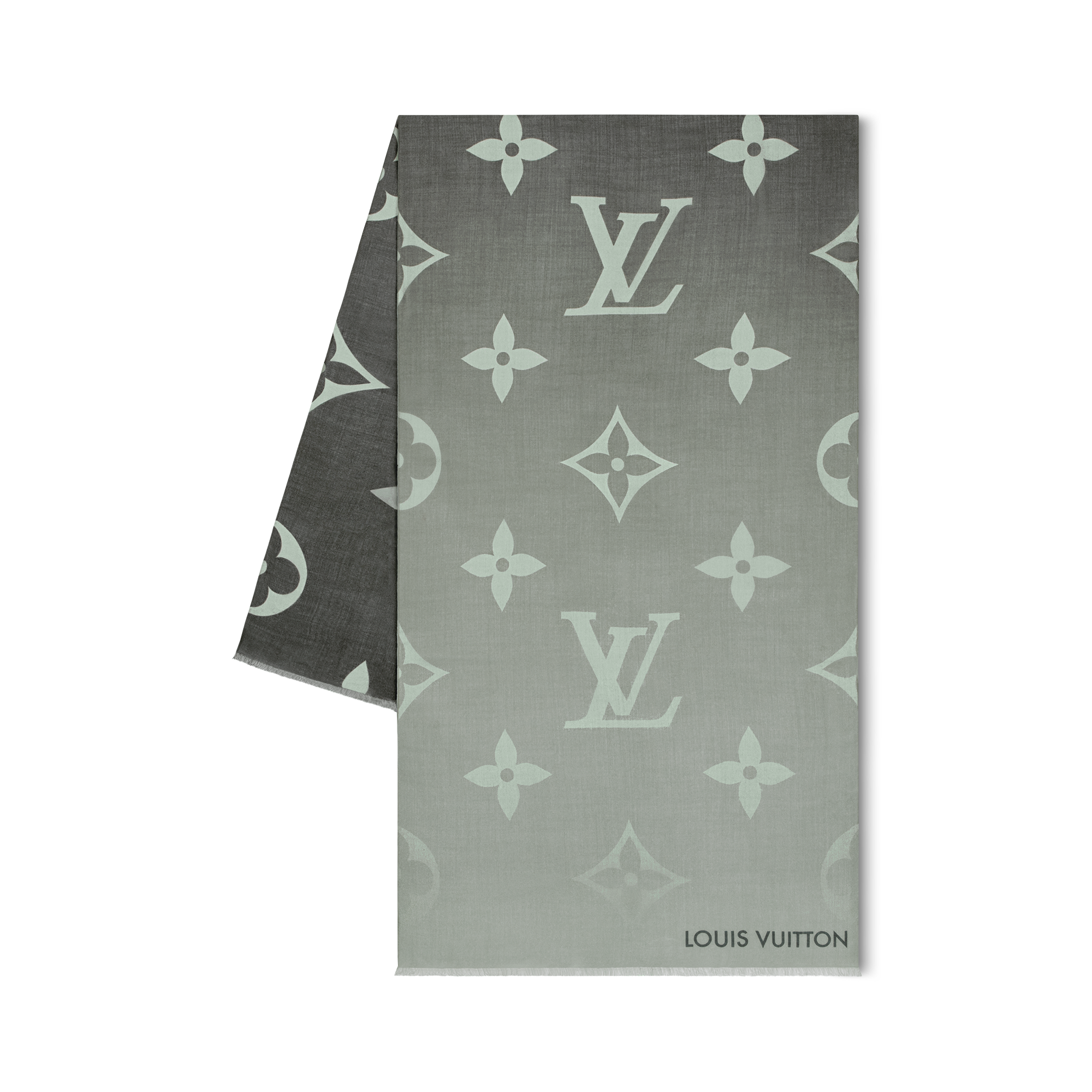 Khăn Choàng Monogram Gradient . in Đồ Nam