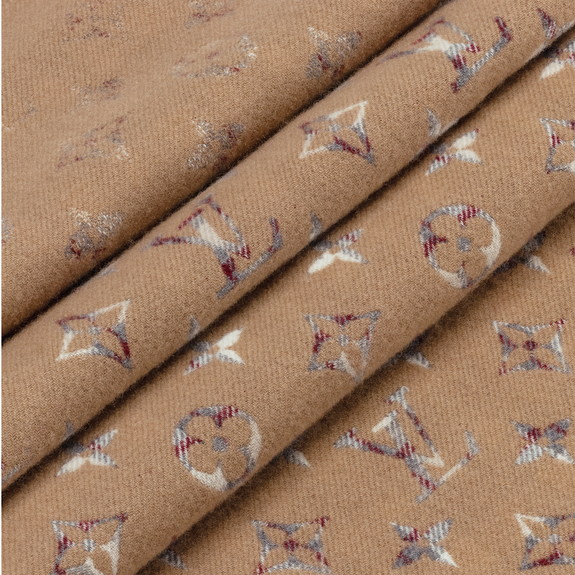 Khăn Quàng Monogram Gradient Tartan . in Đồ Nam