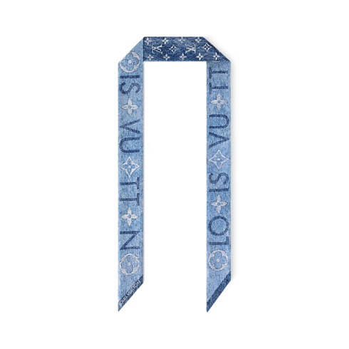 Khăn Lụa Monogram Infinity Denim BB . in Đồ Nữ's Phụ kiện Khăn lụa collections by Louis Vuitton (Thu phóng sản phẩm)