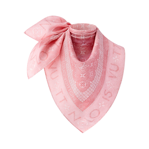 Khăn Lụa Vuông Monogram Infinity Denim 90 . in Đồ Nữ's Phụ kiện Khăn lụa collections by Louis Vuitton (Thu phóng sản phẩm)