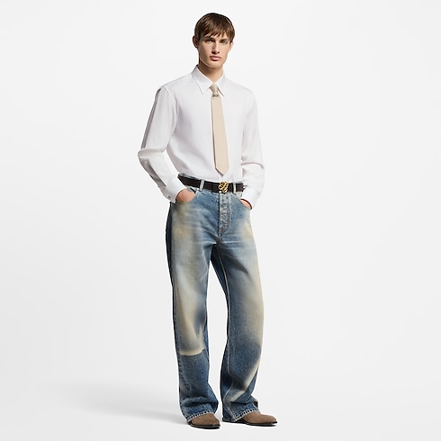 Áo Sơ Mi in Đồ Nam's Trang phục Áo sơ mi collections by Louis Vuitton (Thu phóng sản phẩm)