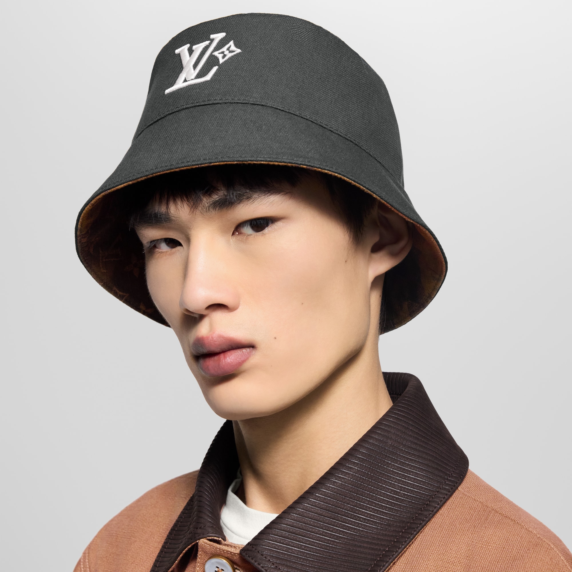 Mũ Hai Mặt Monogram Landscape Bucket . in Đồ Nam