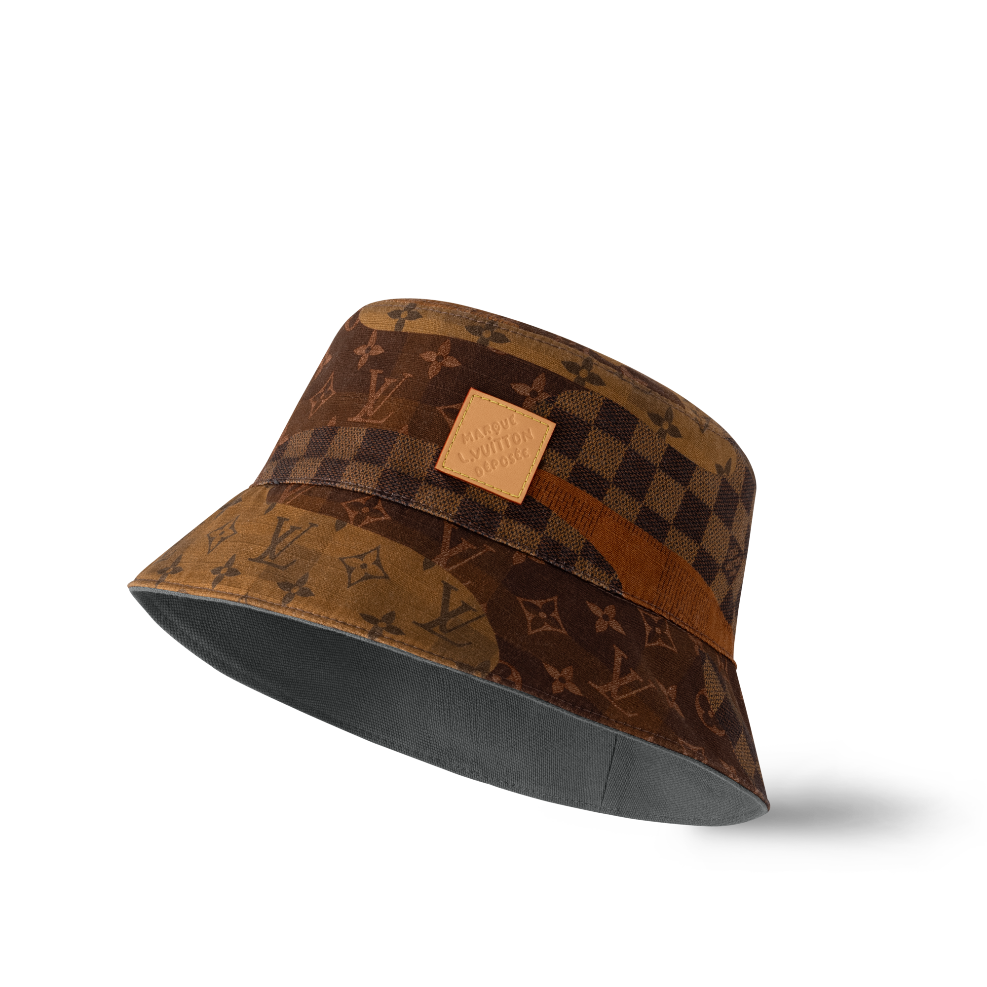 Mũ Hai Mặt Monogram Landscape Bucket . in Đồ Nam