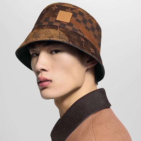Mũ Hai Mặt Monogram Landscape Bucket . in Đồ Nam's Phụ kiện Mũ, mũ len và Găng tay collections by Louis Vuitton (Thu phóng sản phẩm)
