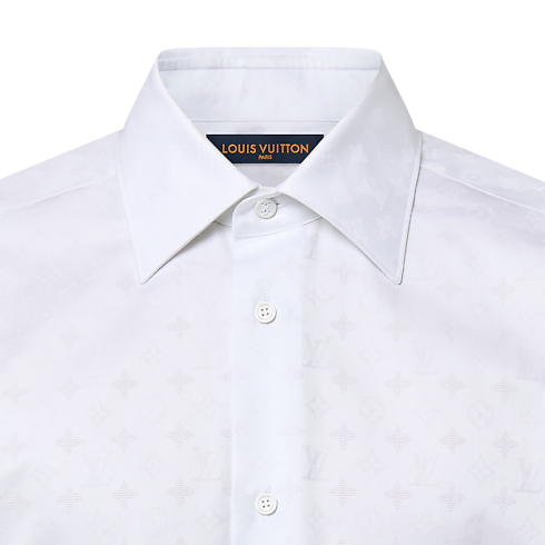Áo Sơ Mi Họa Tiết Monogram in Đồ Nam's Trang phục Áo sơ mi collections by Louis Vuitton (Thu phóng sản phẩm)
