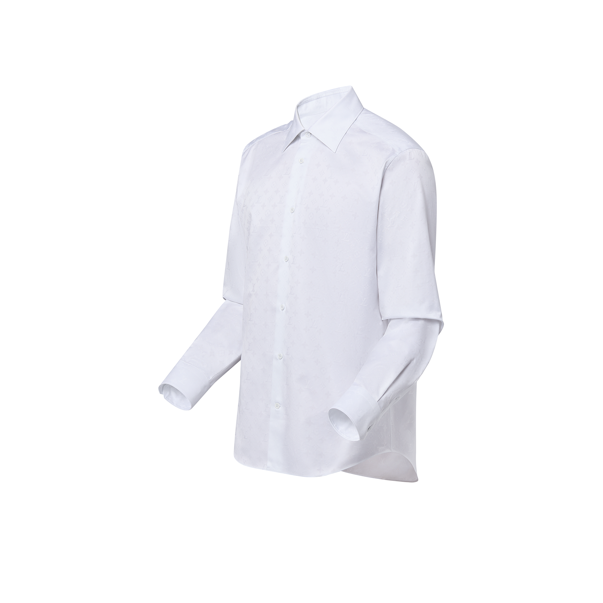 Áo Sơ Mi Họa Tiết Monogram  in Đồ Nam