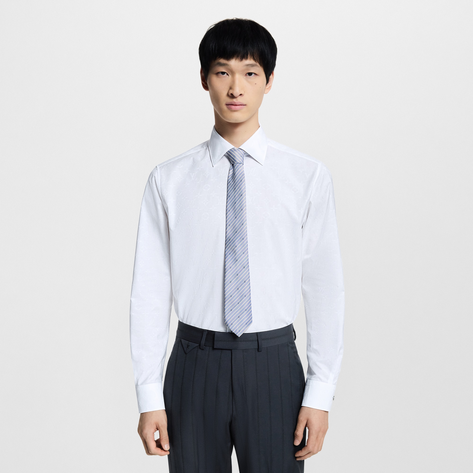 Áo Sơ Mi Họa Tiết Monogram  in Đồ Nam