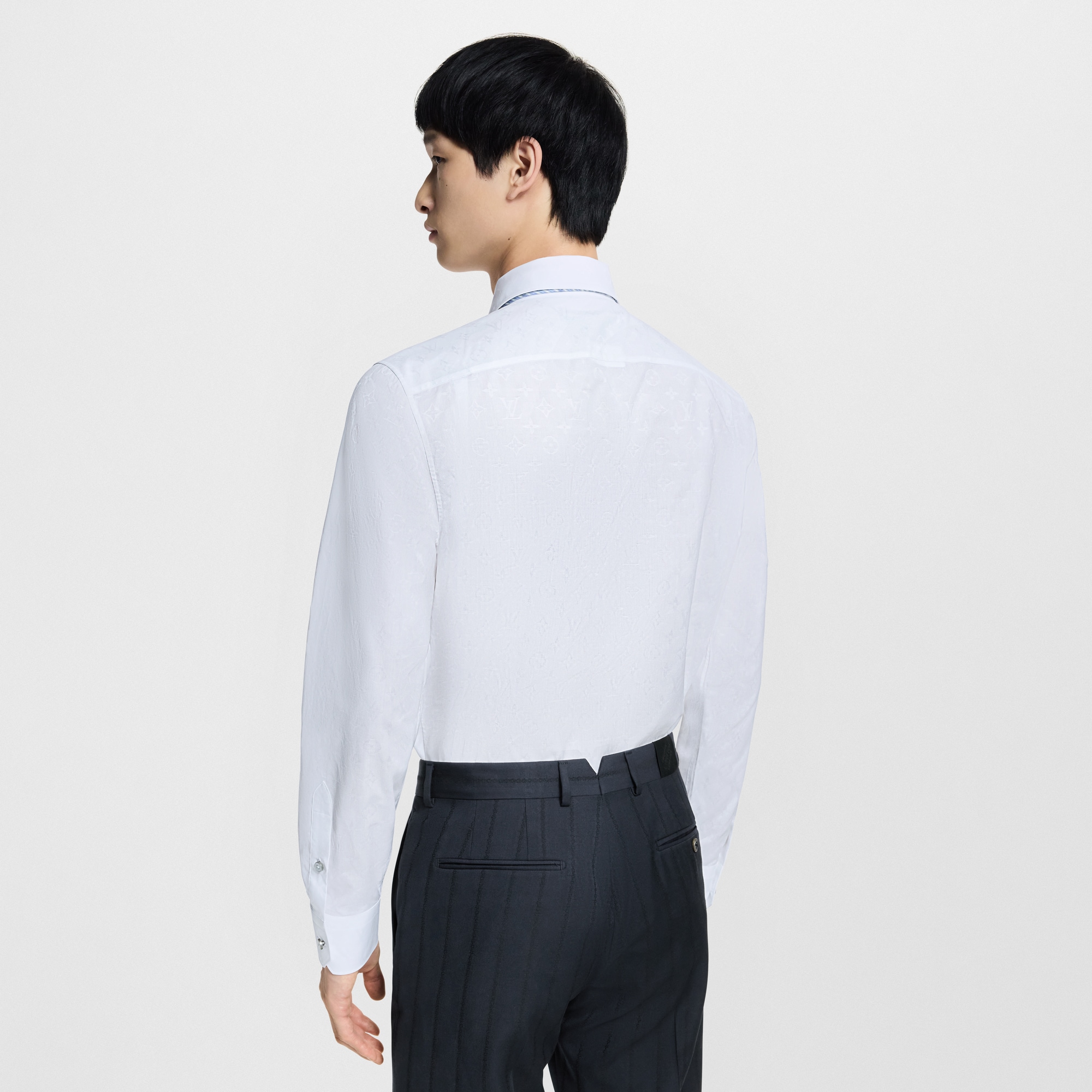 Áo Sơ Mi Họa Tiết Monogram  in Đồ Nam