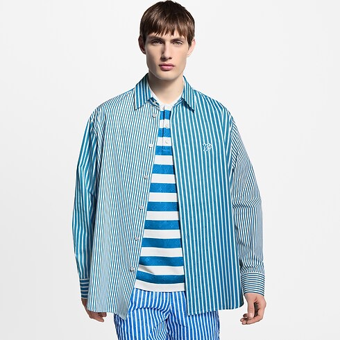 Áo Sơ Mi in Đồ Nam's Trang phục Áo sơ mi collections by Louis Vuitton (Thu phóng sản phẩm)