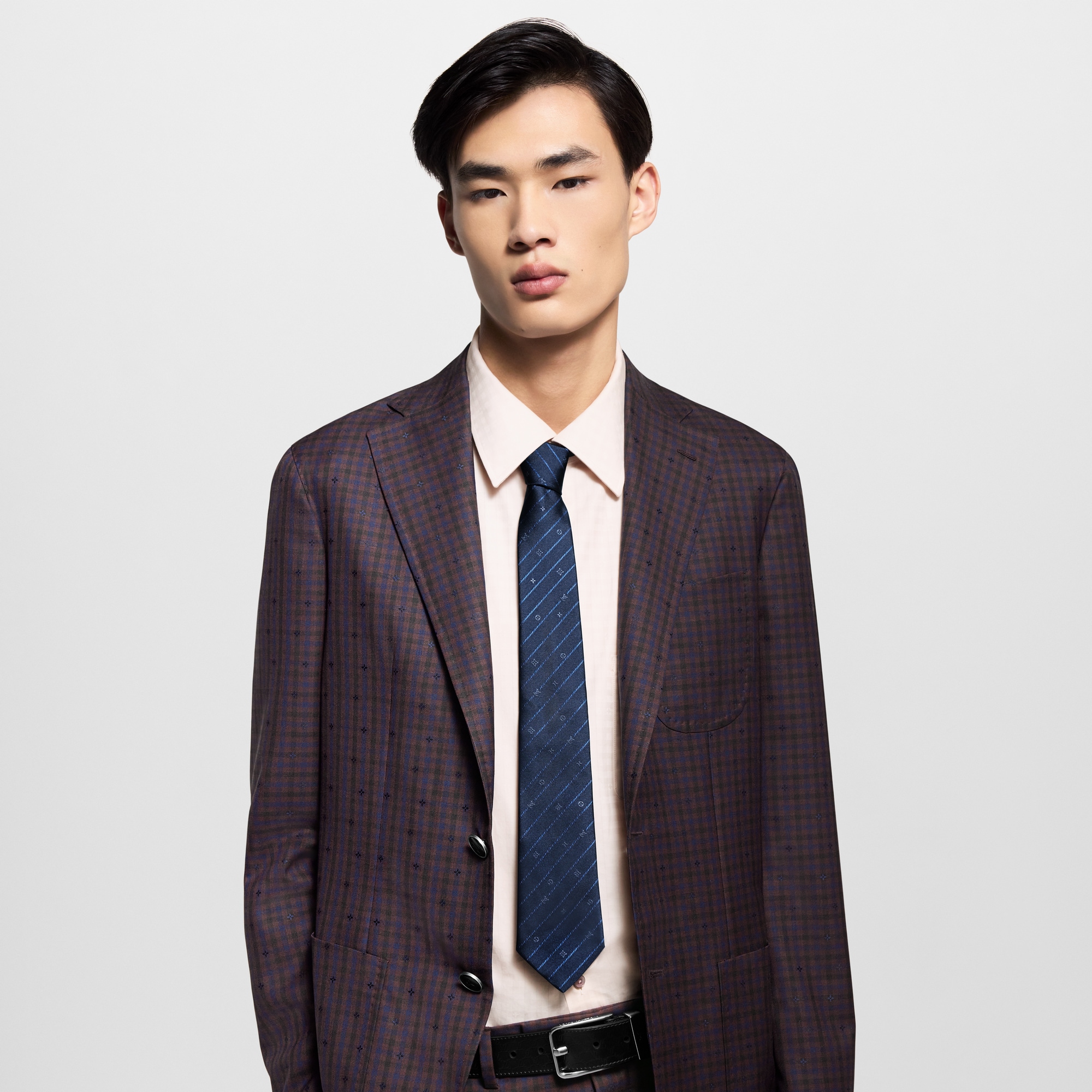 Cà Vạt Monogram Pinstripes . in Đồ Nam