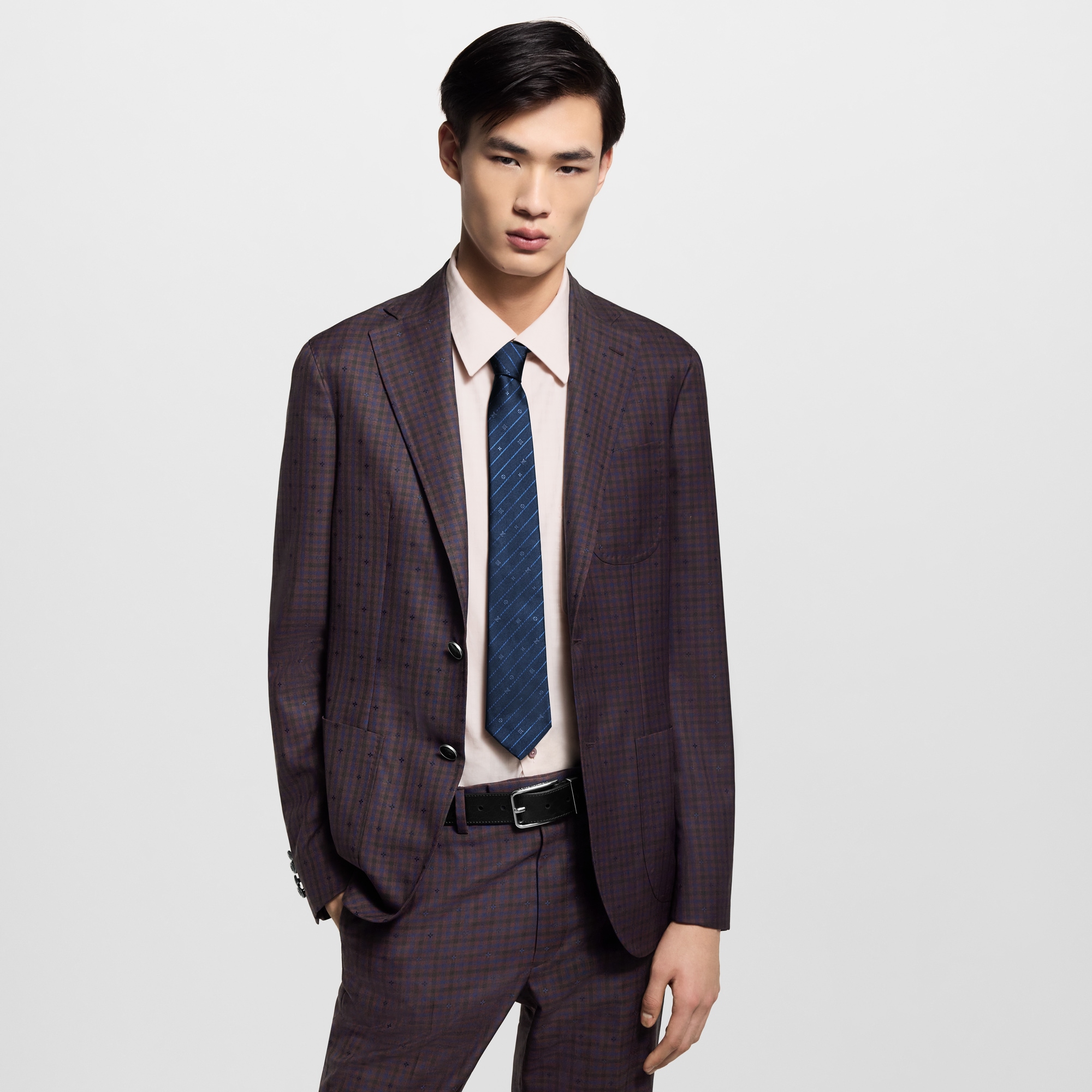 Cà Vạt Monogram Pinstripes . in Đồ Nam