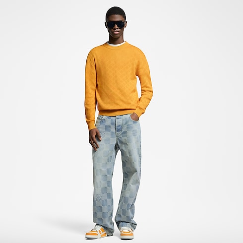 Áo Dệt Kim in Đồ Nam's Trang phục Tất cả Trang phục collections by Louis Vuitton (Thu phóng sản phẩm)