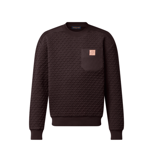 Áo Dệt Kim in Đồ Nam's Trang phục Tất cả Trang phục collections by Louis Vuitton (Thu phóng sản phẩm)