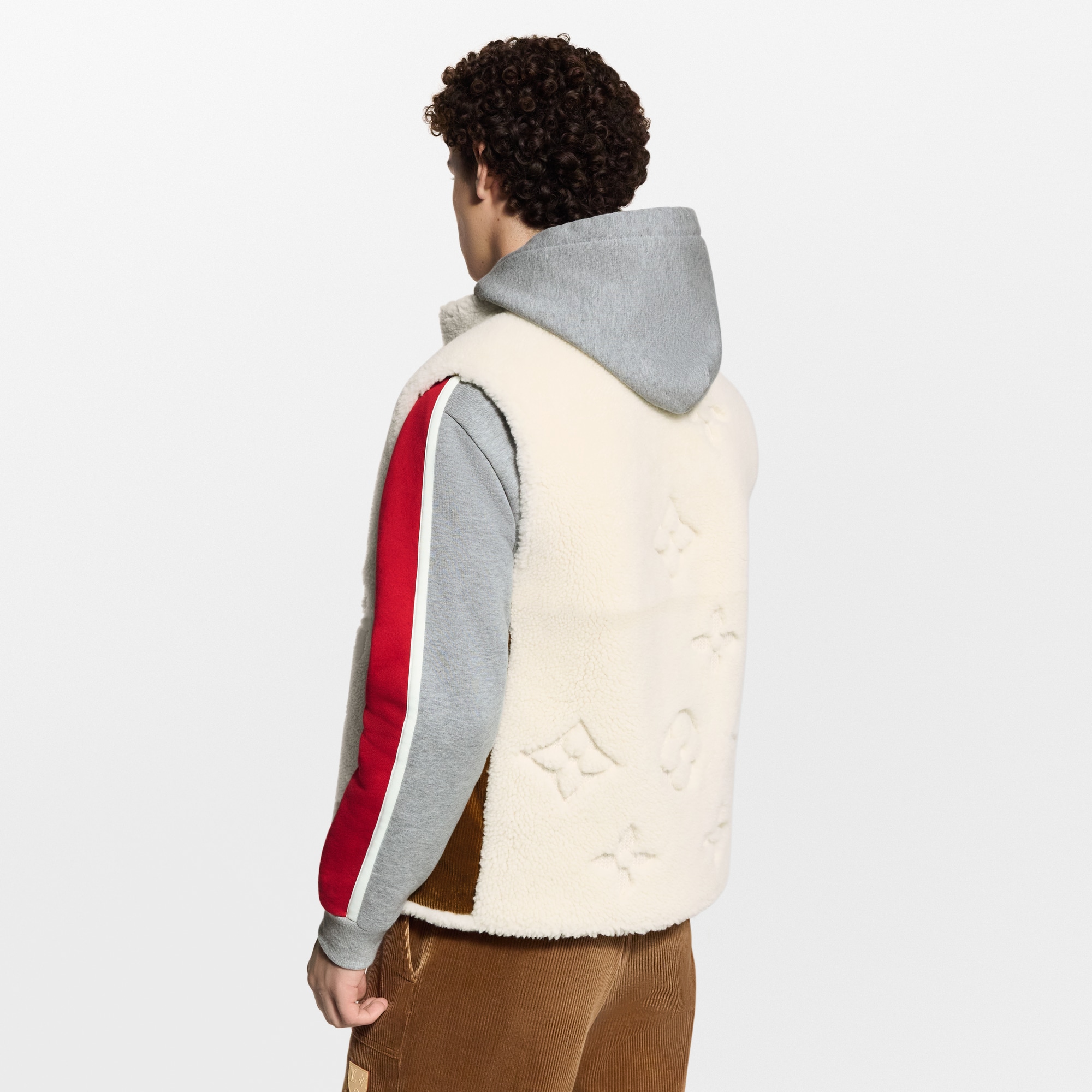 Monogram Shearling Mix Reversible Gilet  in Đồ Nam