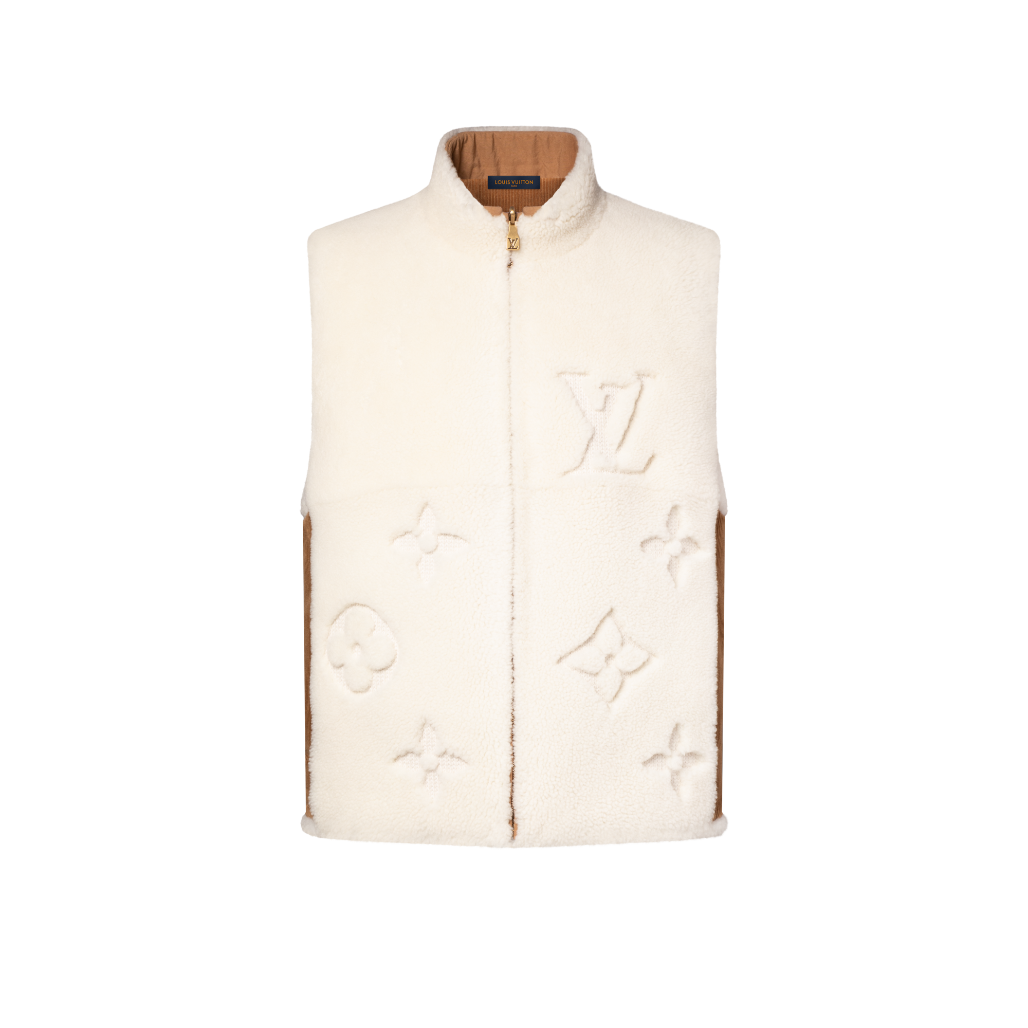 Monogram Shearling Mix Reversible Gilet  in Đồ Nam