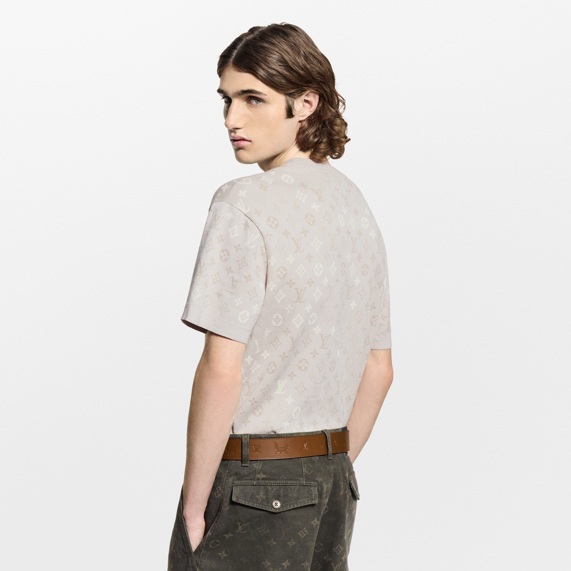 Monogram Short-Sleeved Crewneck  in Đồ Nam