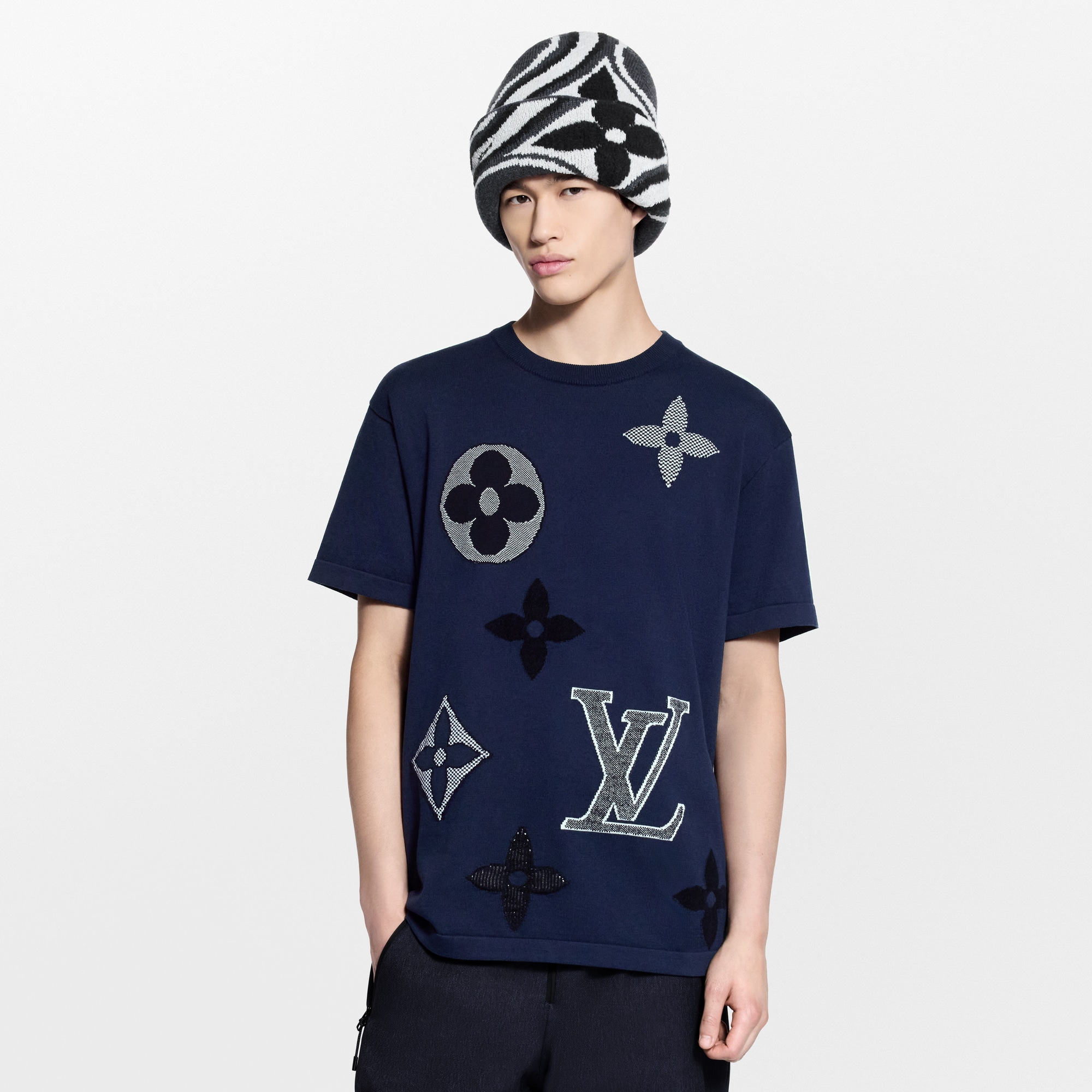 Monogram Short-Sleeved Knitted Crewneck  in Sản phẩm mới