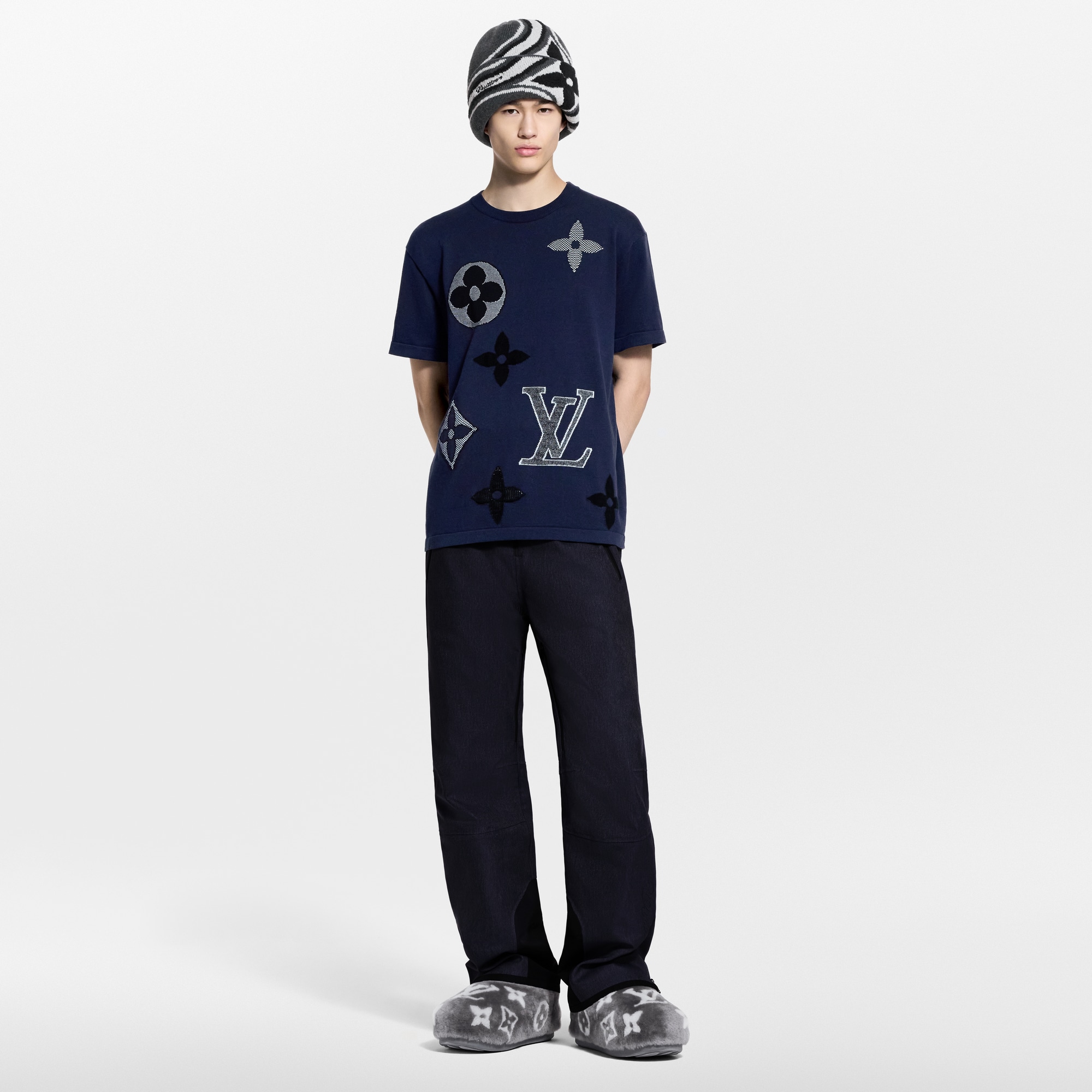 Monogram Short-Sleeved Knitted Crewneck  in Sản phẩm mới
