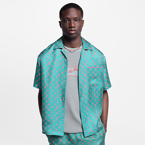 Áo Sơ Mi in Đồ Nam's Trang phục Áo sơ mi collections by Louis Vuitton (Thu phóng sản phẩm)