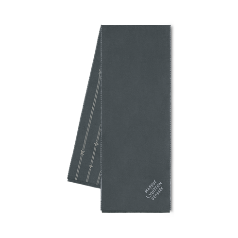 Khăn Quàng Monogram Stripes . in Đồ Nam's Phụ kiện Khăn quàng collections by Louis Vuitton (Thu phóng sản phẩm)