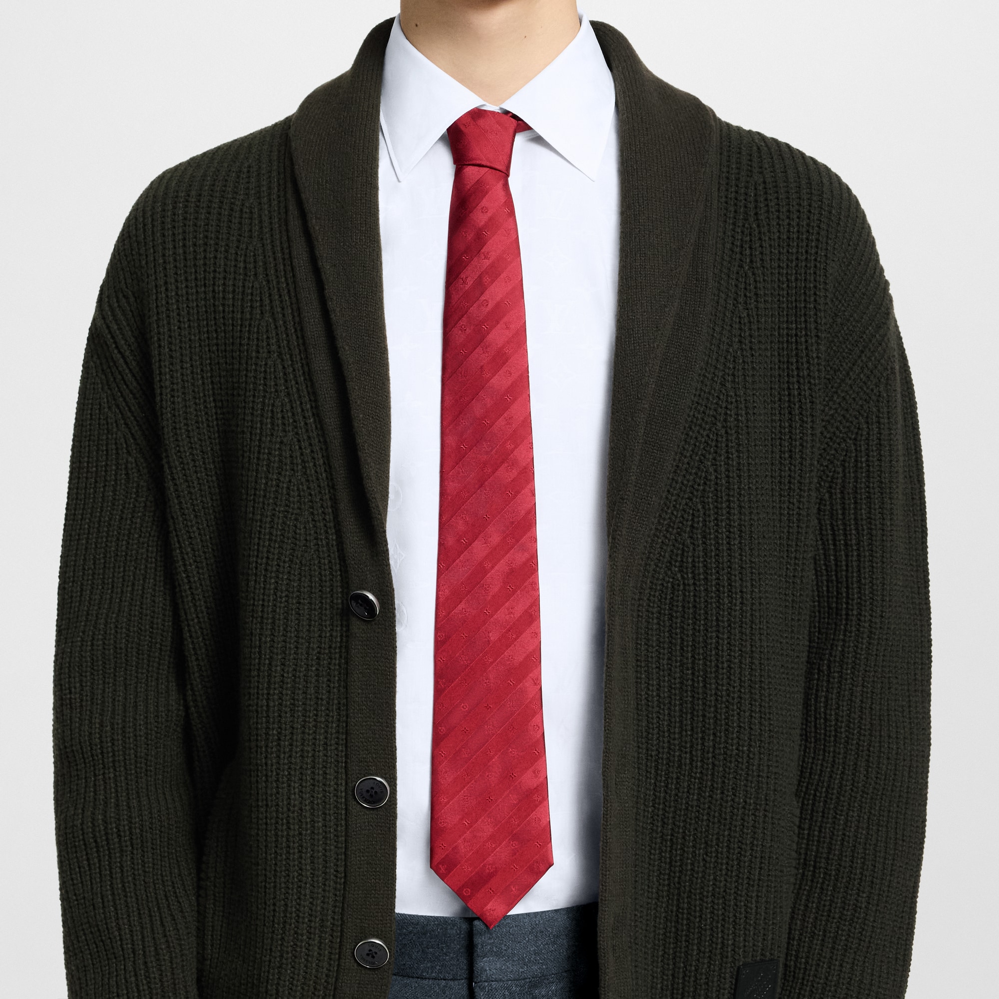 Cà Vạt Monogram Stripy . in Đồ Nam