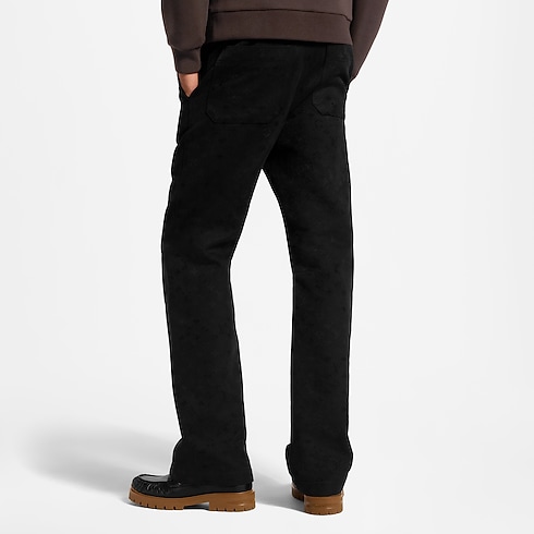Quần Dài Họa Tiết Monogram cropped worn view