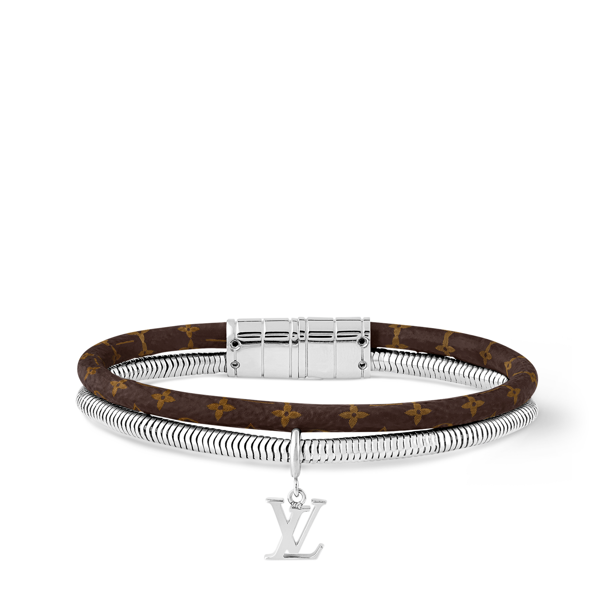 Vòng Tay Monogram Swirl Monogram Eclipse in Đồ Nam