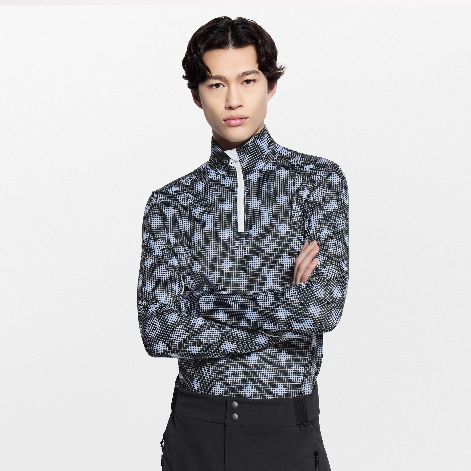 Monogram Technical Long-Sleeved T-Shirt  in Đồ Nam