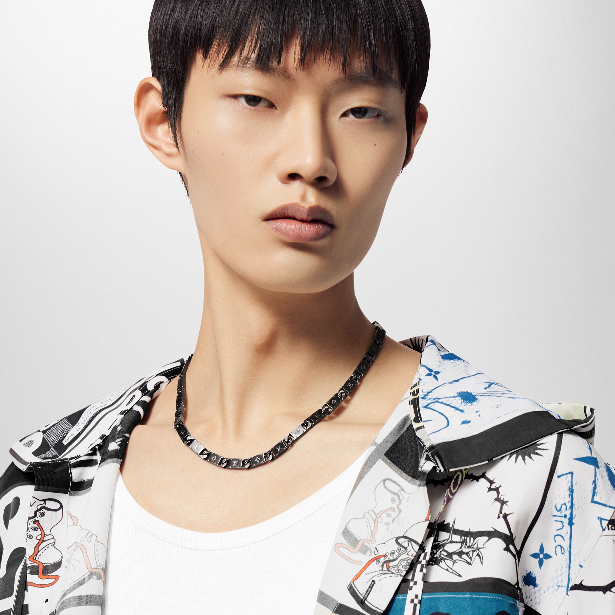 Vòng Cổ Monogram Tied Up . in Đồ Nam