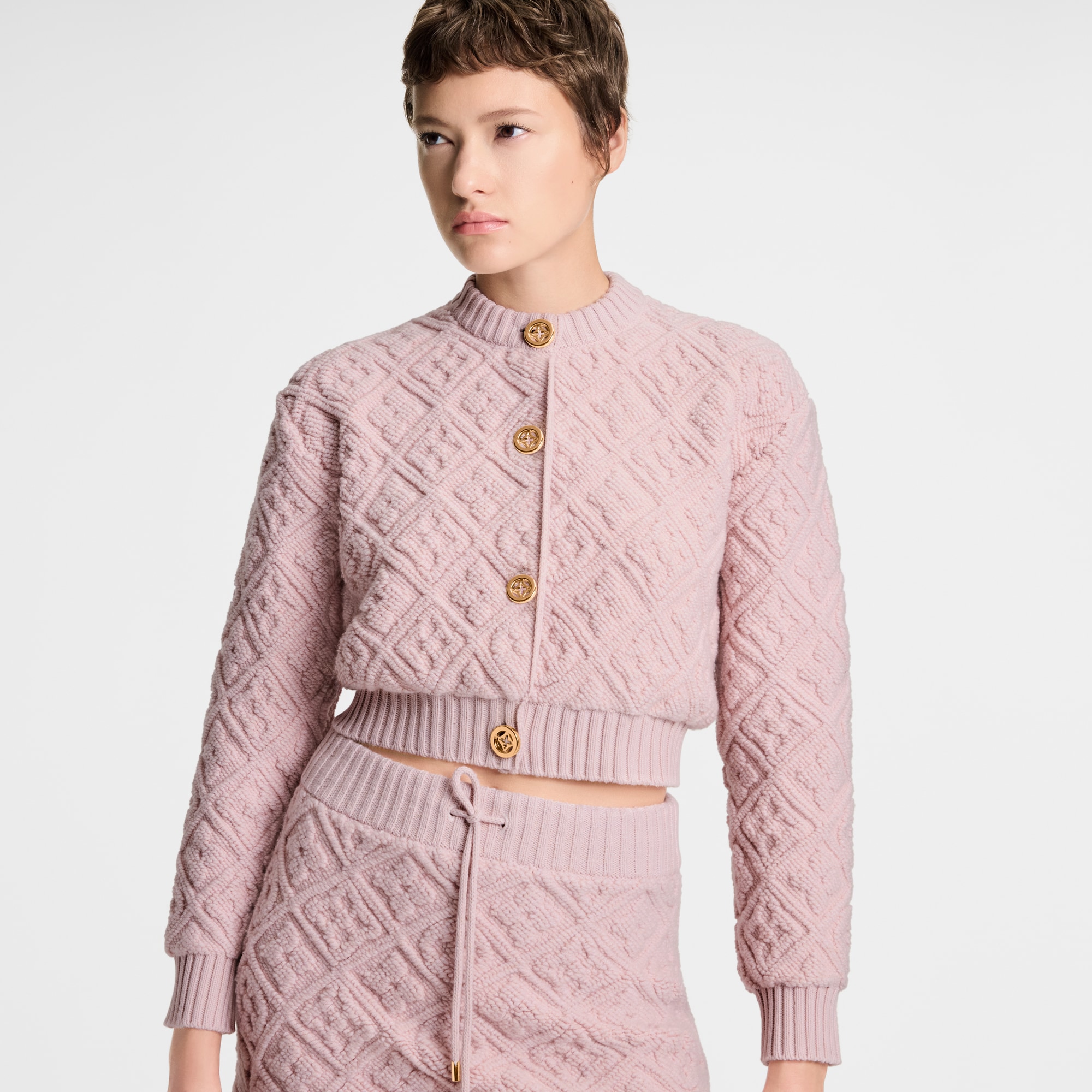 Monogram Toweling Cardigan  in Đồ Nữ