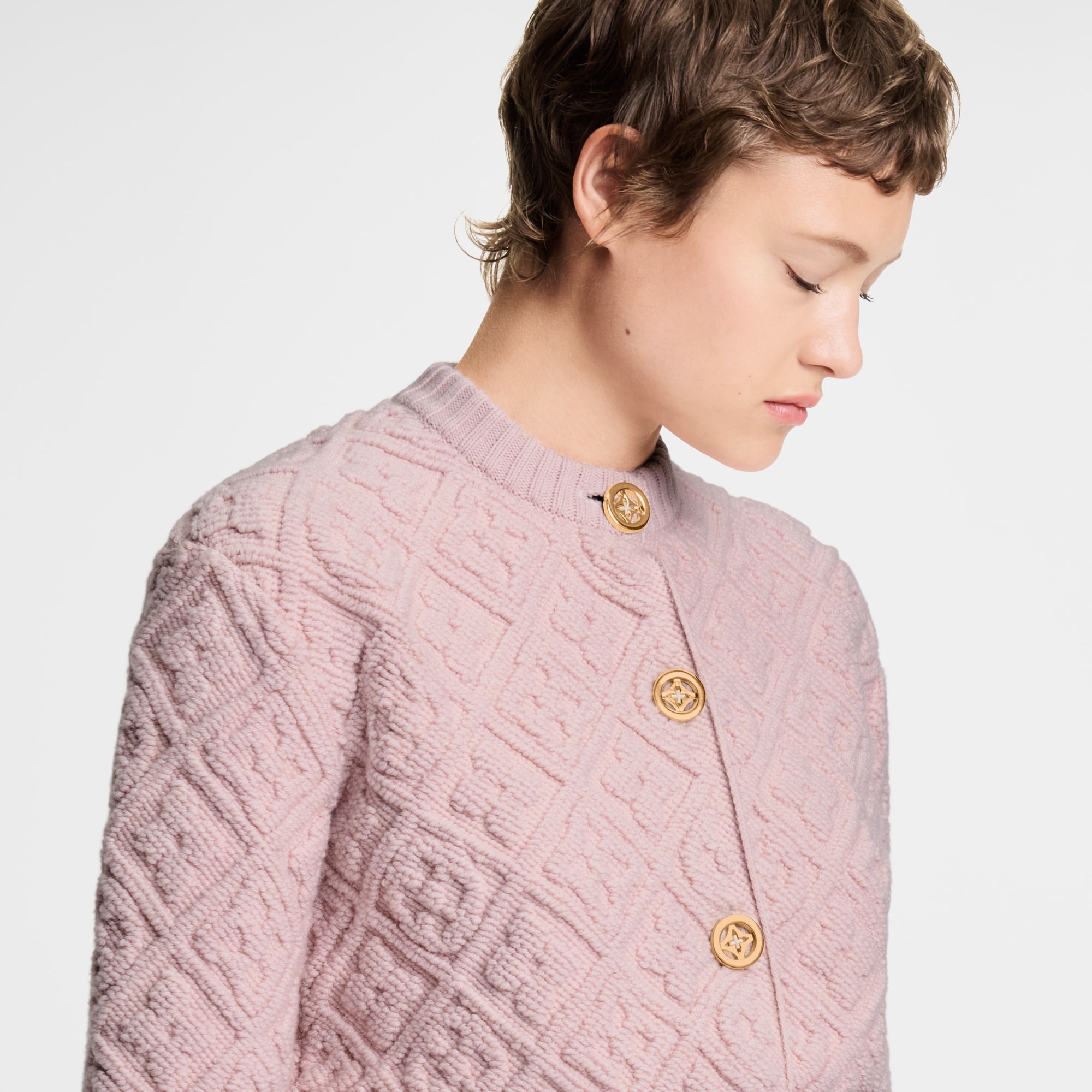 Monogram Toweling Cardigan  in Đồ Nữ