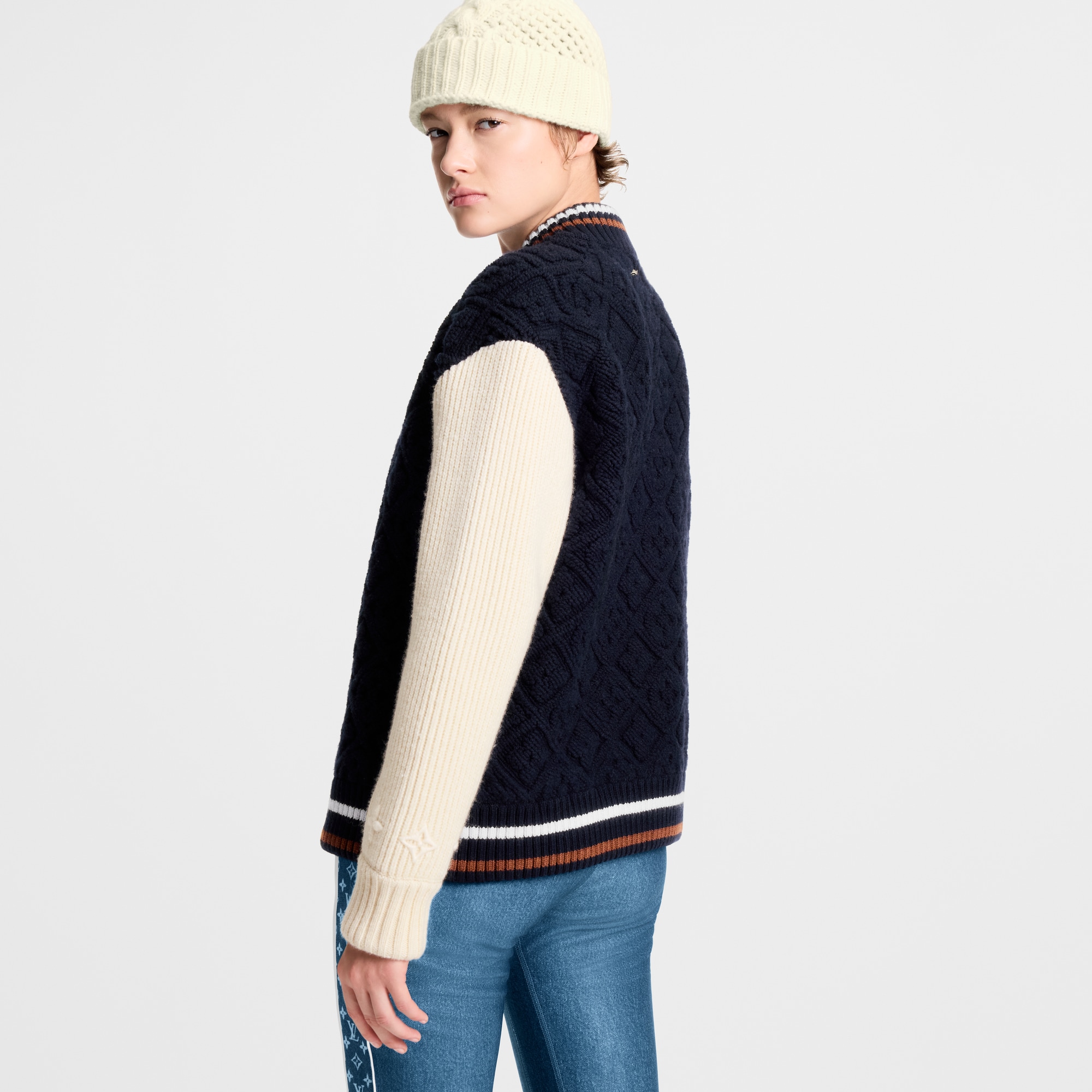 Monogram Toweling Varsity Jacket  in Đồ Nữ