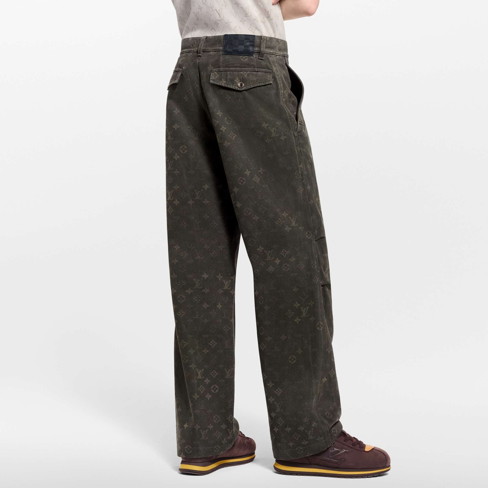 Monogram Waxed Denim Pants  in Đồ Nam