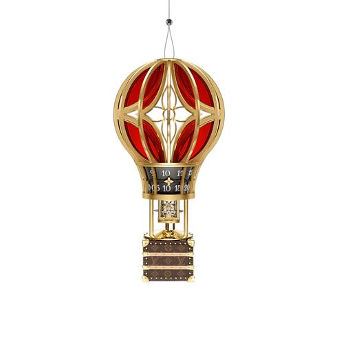 Đồng Hồ Để Bàn Montgolfière Aéro in Đồng hồ's Bộ sưu tập Đồng hồ Đồng hồ trang trí collections by Louis Vuitton (Thu phóng sản phẩm)