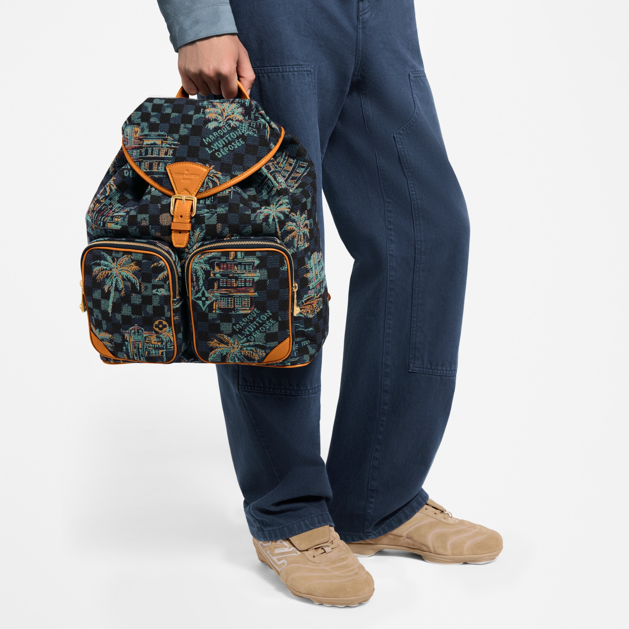 Ba Lô Montsouris Cargo Damier Other in Túi và Phụ kiện bằng da