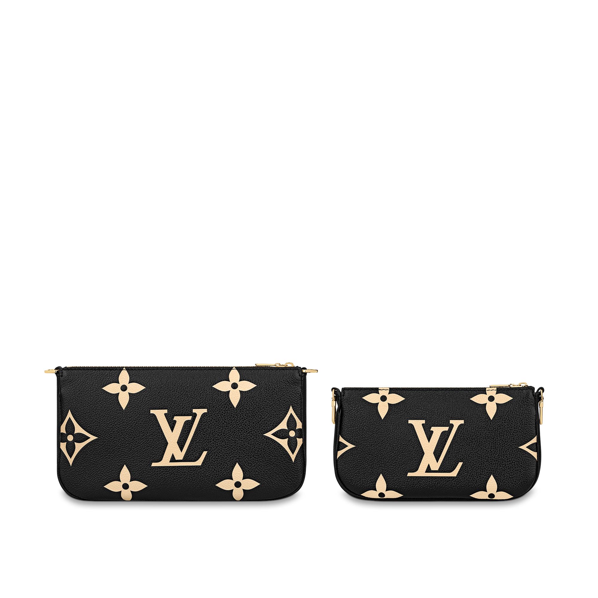 Túi Multi Pochette Accessoires Da Bicolor Monogram Empreinte in Đồ Nữ