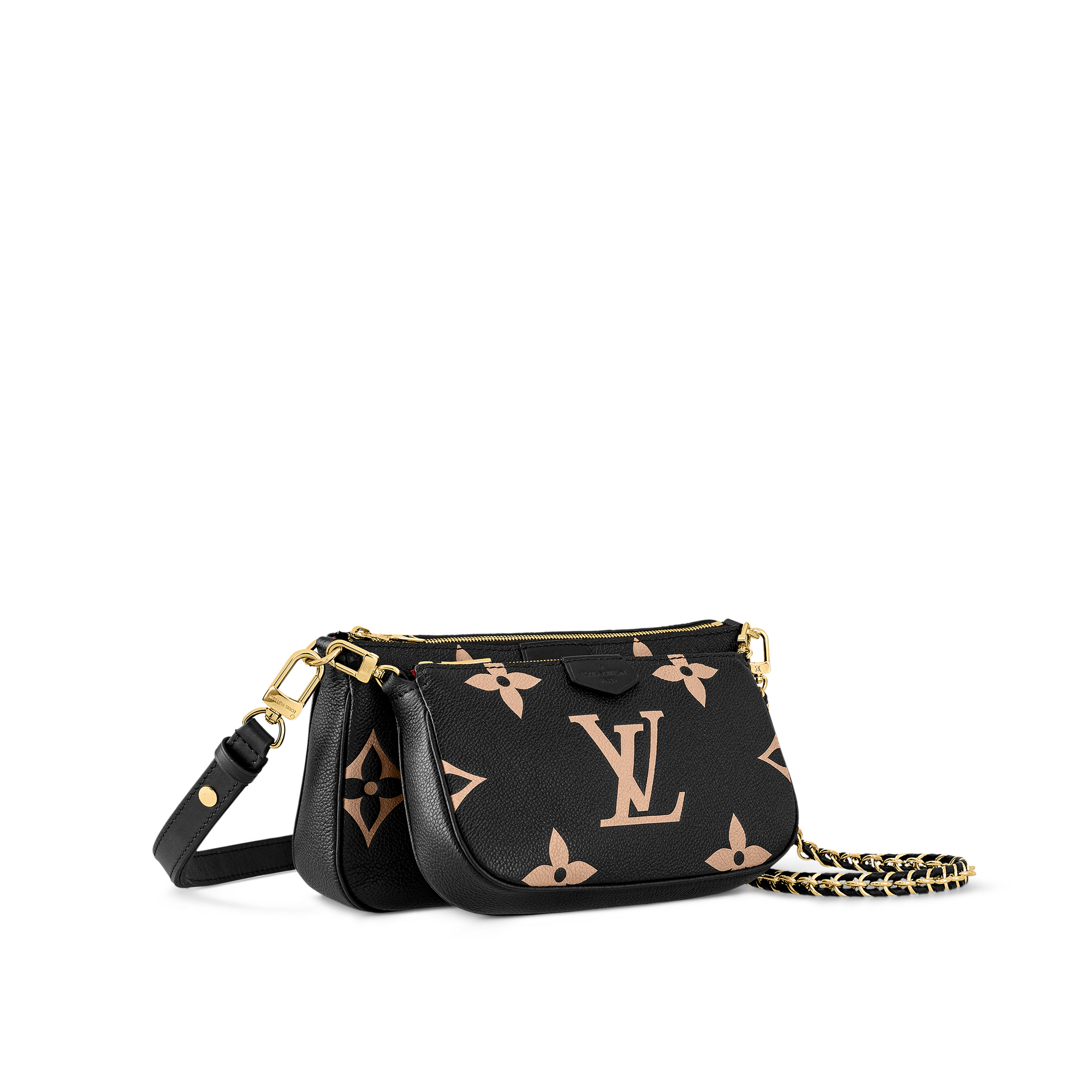 Túi Multi Pochette Accessoires Da Bicolor Monogram Empreinte in Đồ Nữ