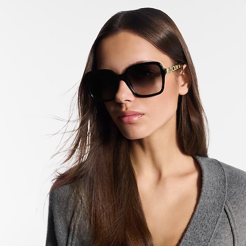 Mắt Kính Dáng Vuông My LV Chain Braided Maxi . in Đồ Nữ's Phụ kiện Mắt kính collections by Louis Vuitton (Thu phóng sản phẩm)