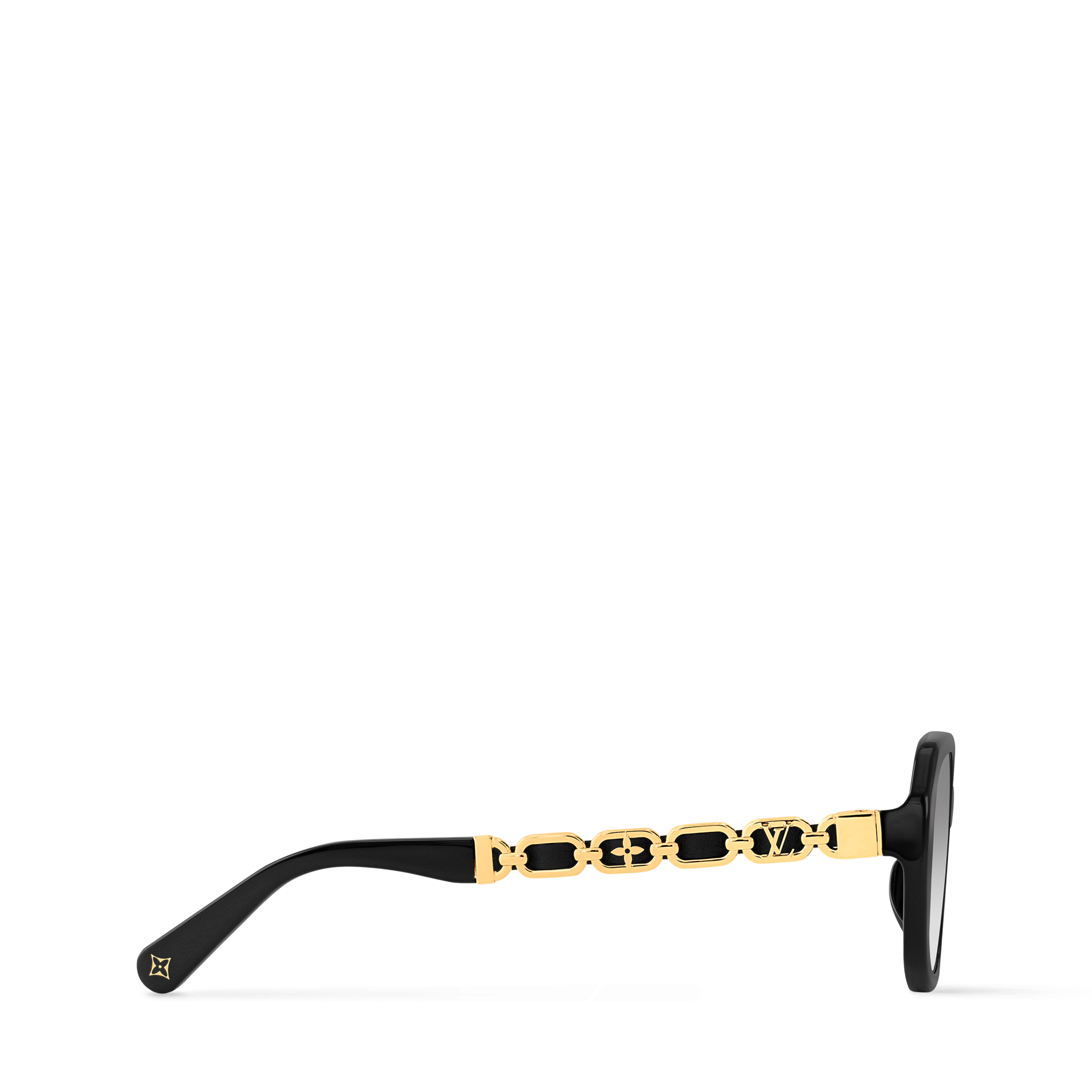 Mắt Kính Dáng Bầu Dục My LV Chain Braided . in Đồ Nữ