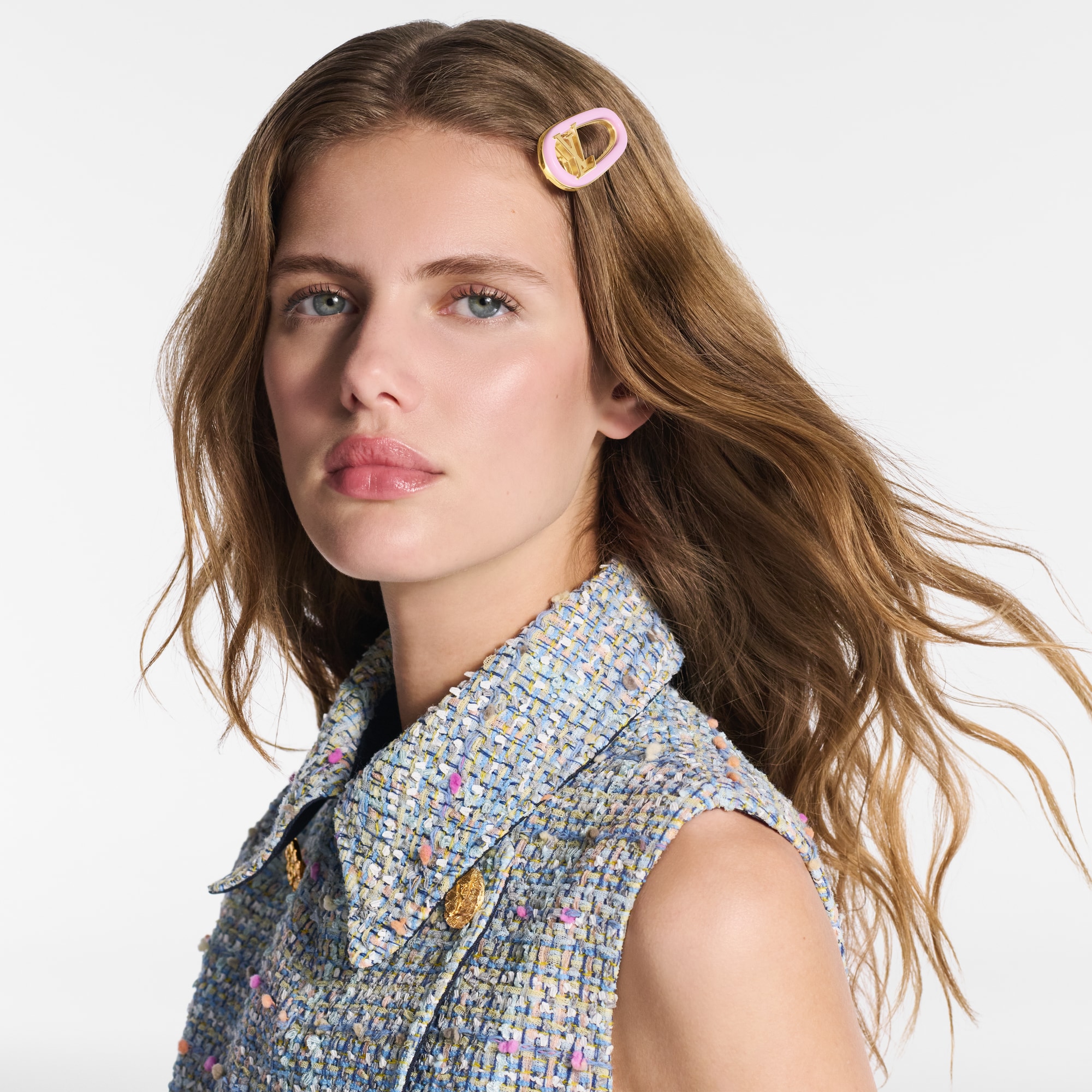 Kẹp Tóc My LV Chain . in Đồ Nữ