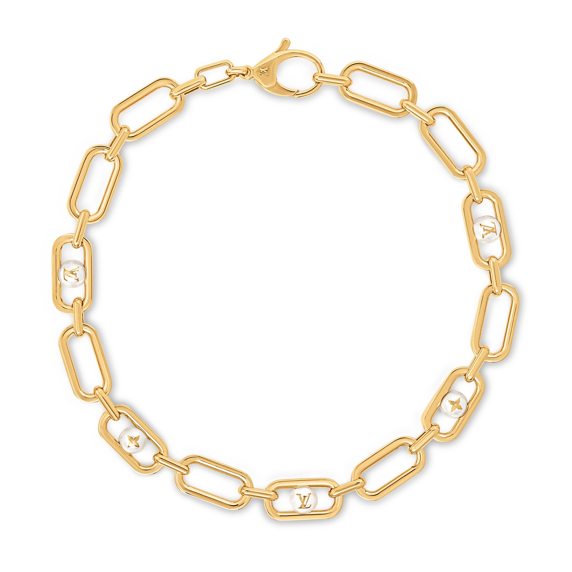 Vòng Cổ My LV Chain Pearls . in Đồ Nữ