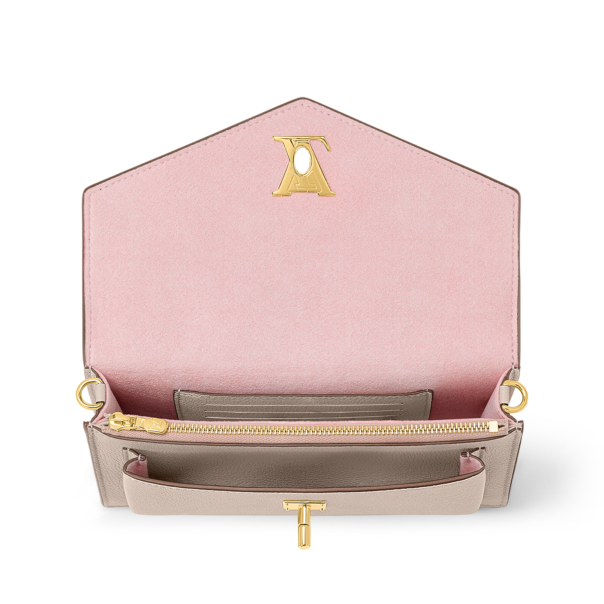 Pochette en cuir lockme Louis Vuitton Noir en Cuir - 47138540