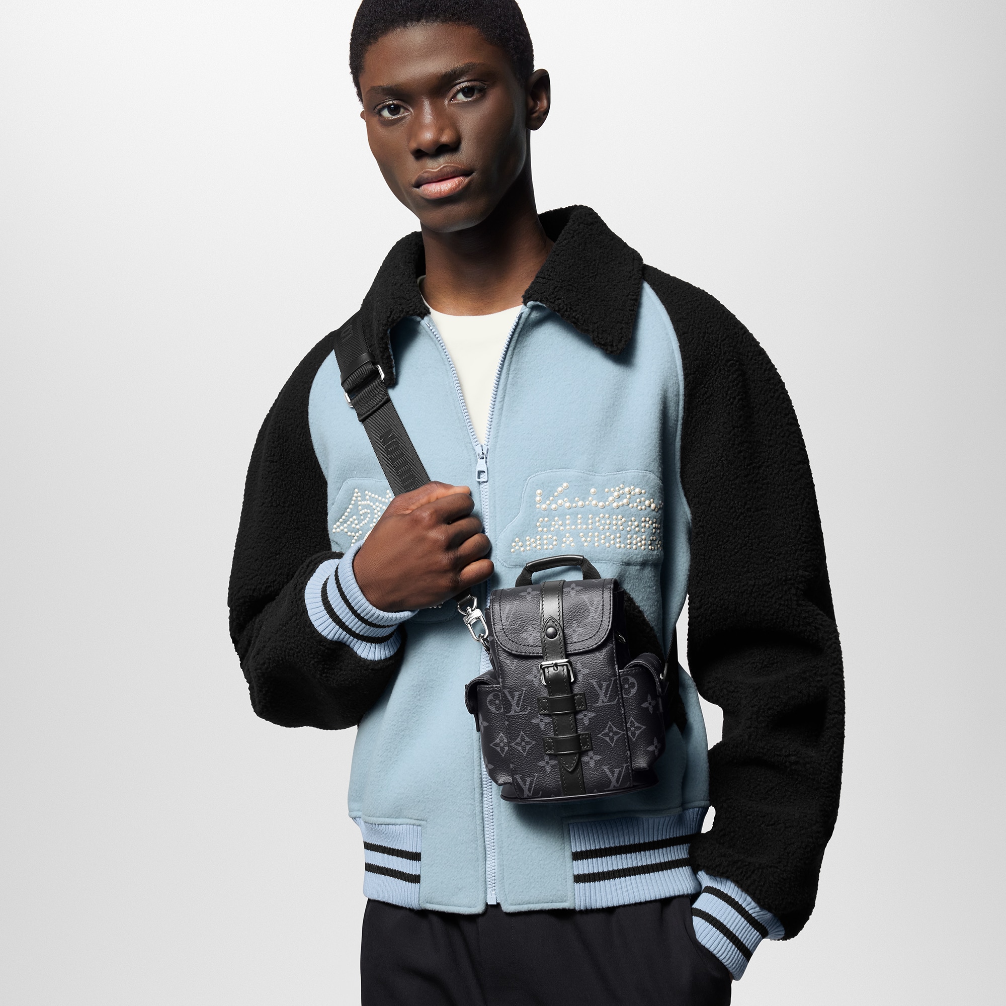 Ba Lô Nano Christopher Monogram Eclipse in Đồ Nam