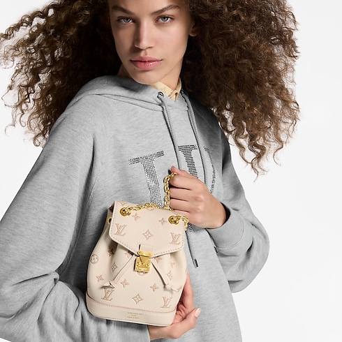 Ba lô Nano Noé Da Bicolor Monogram Empreinte in Đồ Nữ's Túi ví đa năng và Phụ kiện bằng da Túi nhỏ collections by Louis Vuitton (Thu phóng sản phẩm)