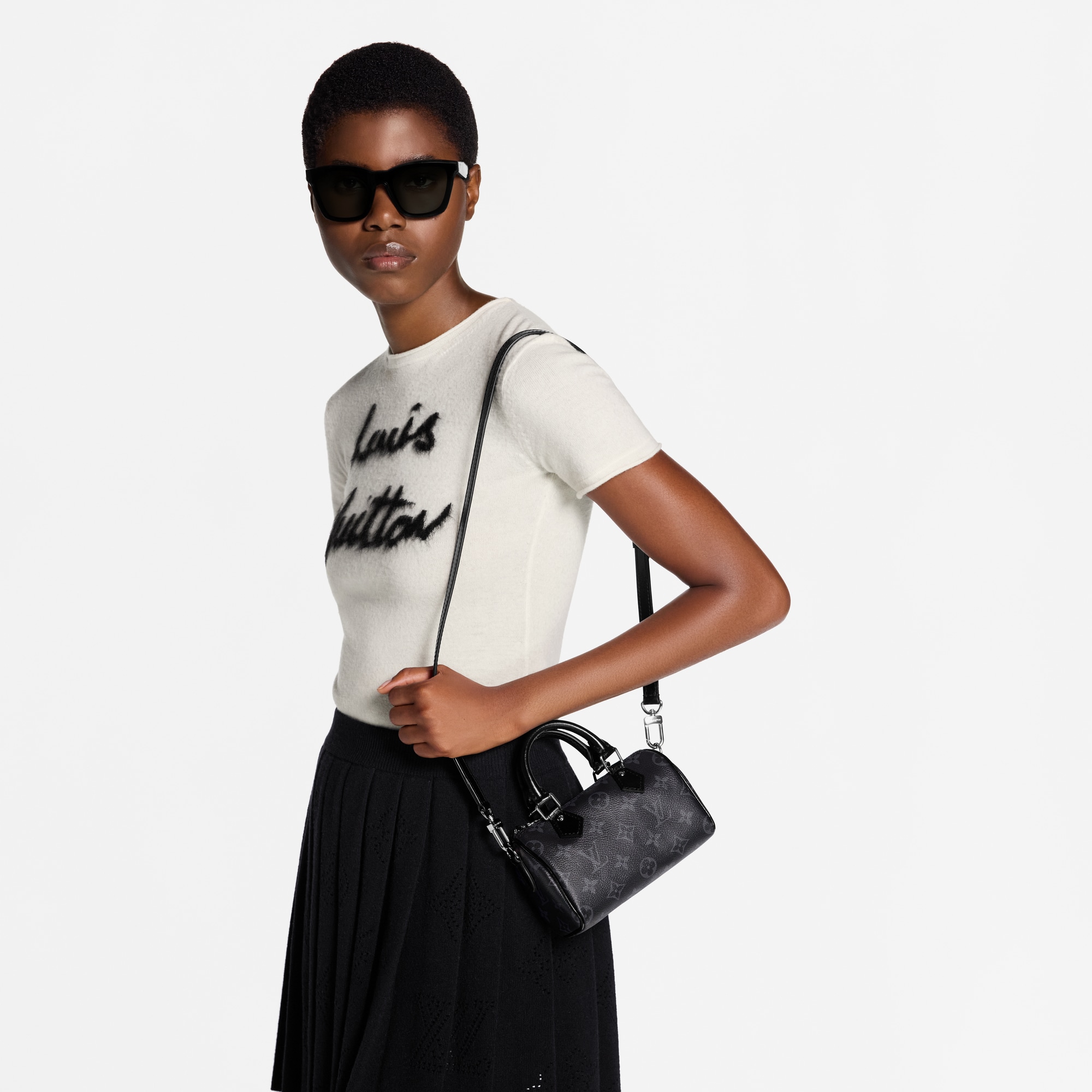 Túi Nano Speedy Monogram Eclipse in Đồ Nữ