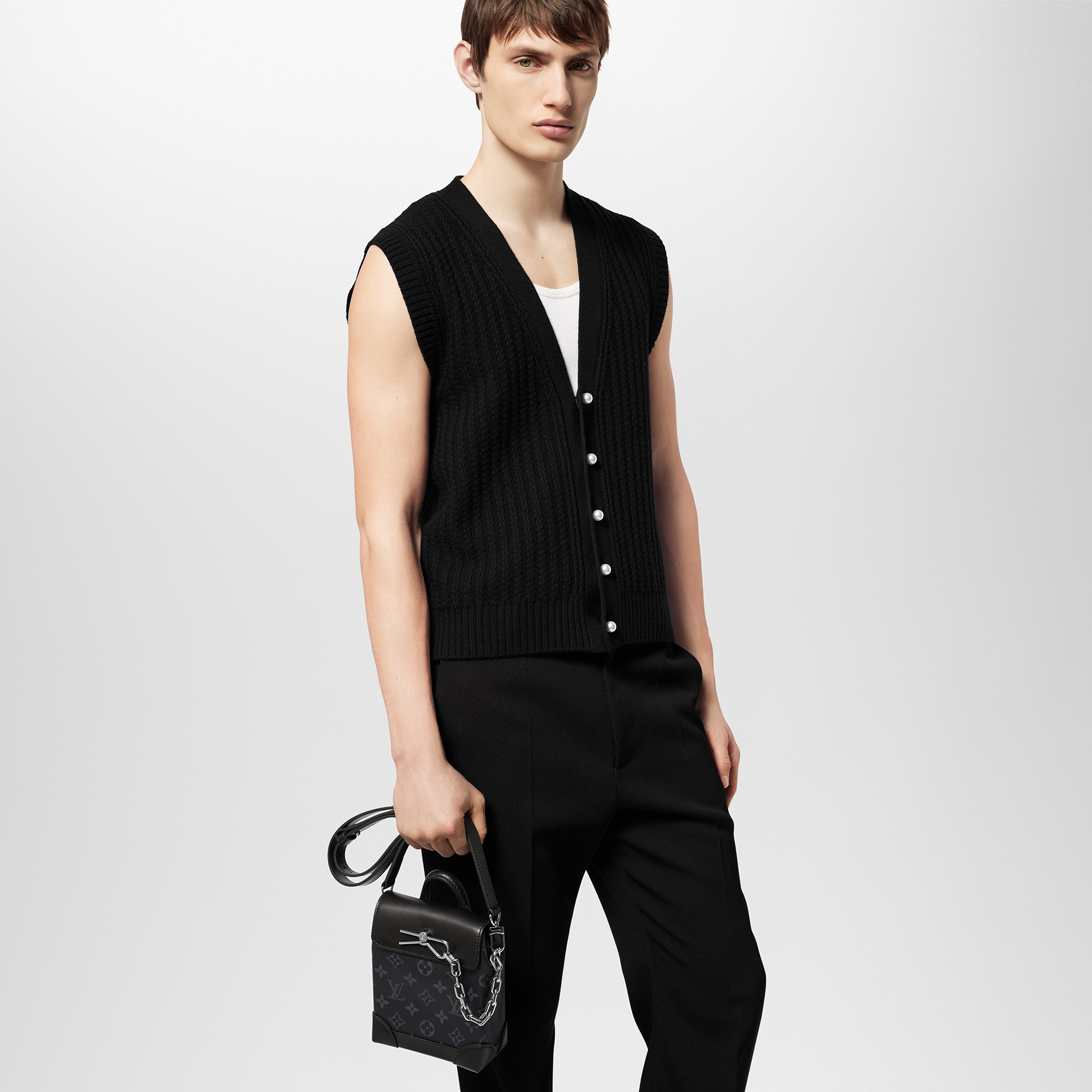 Túi Nano Steamer Monogram Eclipse in Đồ Nam