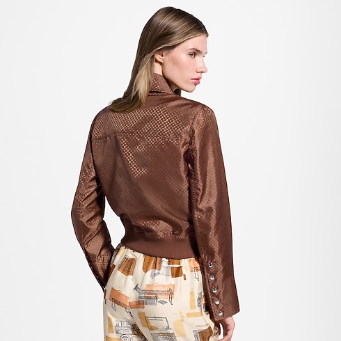 Áo Khoác Bomber in Đồ Nữ's Trang phục Áo khoác ngoài collections by Louis Vuitton (Thu phóng sản phẩm)